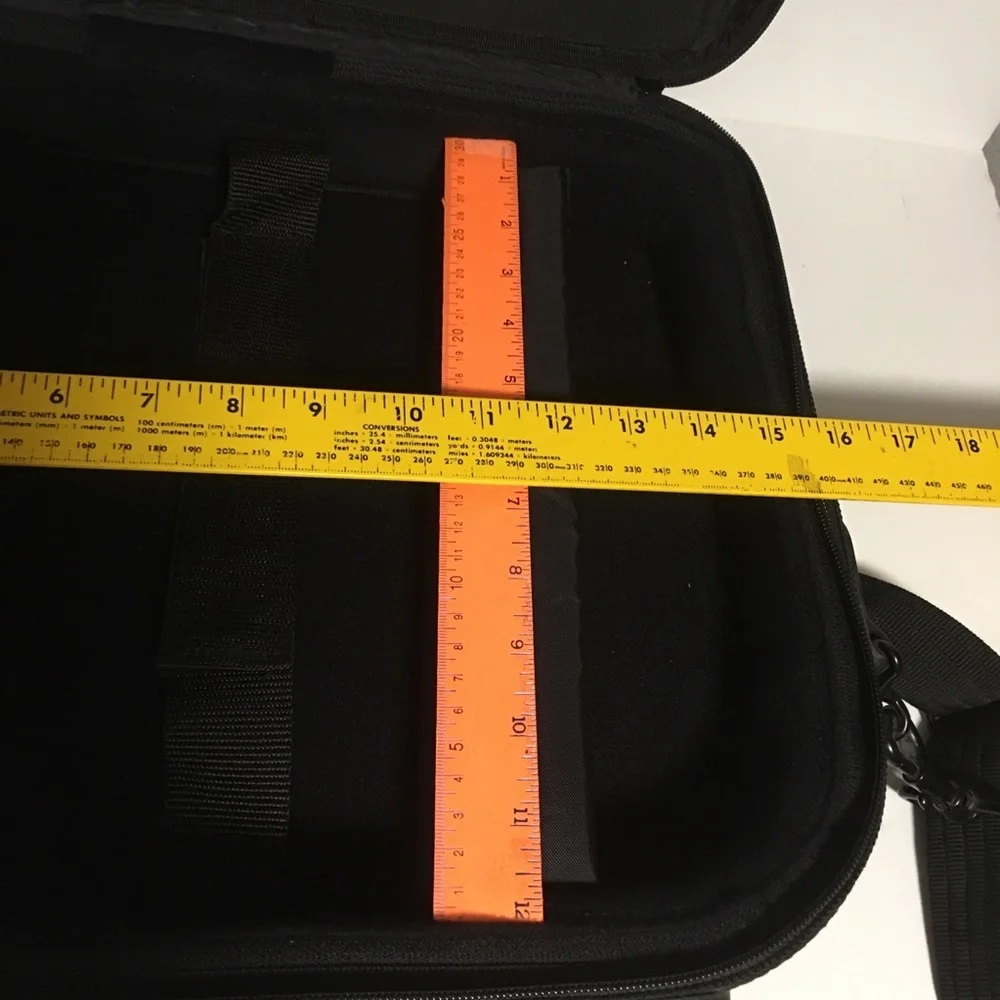 Dell Laptop Computer Adjustable Removable Padded Shoulder bag whandles Black